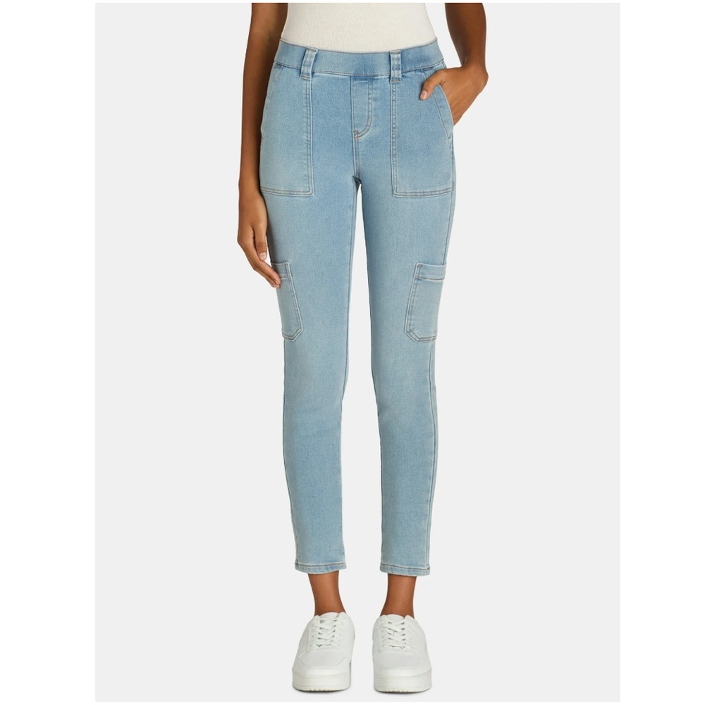 NWOT XXS MID RISE UTILITY SKINNY PANTS